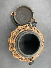 Thai Wooden Buddhist Monk Rice Carrier