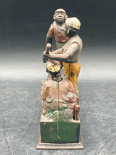 Antique Original J.E. Stevens Dark Town Battery Mechanical Baseball Coin Bank