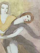 Marie Laurencin Original Aquatint Etching "The Dancers/Ballet" W/ Certificate - view 3