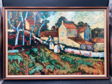 Original Donald Roy Purdy Signed Farm Landscape Oil Painting