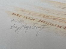 Suzy Leeja Carrington Signed "Illion's Peek-A-Boo Magic" Print