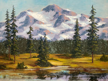 Original Maureen Frische Signed Mountain Landscape Painting, Framed - view 2