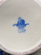 Antique Thomas Rathbone & Co Victor Blue Floral Vase