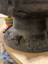 Antique Asian Bronze Figural Kettle
