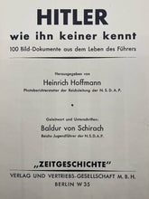 Hitler Wie Ihn Keiner Kennt by Heinrich Hoffmann