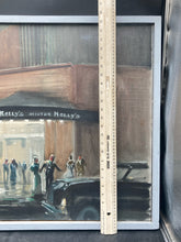 Jose Luis Campuzano Signed Original "Mister Kelly's Nightclub" Oil Painting
