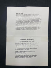 Cheng-Khee Chee Signed Limited Edition "Summer By The Bay" Print w/Paperwork