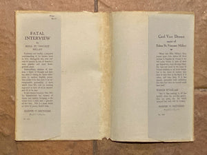 Fatal Interview | Edna St. Vincent Millay (1931, Harper & Brothers Publishers)