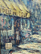 Vintage Original Artist Signed Haitian Street Scene Oil Painting, Framed - view 3
