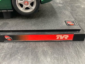 Hot Wheels 1/18 TVR 12 Speed Die Cast W/ Dislpay Stand