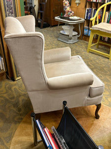 Grey Wing Back Chair