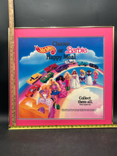 1991 McDonald's Happy Meal Hot Wheels & Barbie Translite Sign