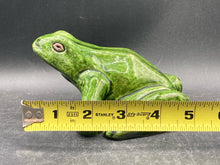 Antique Bavent Pottery Majolica Terracotta Frog Filmont - view 11