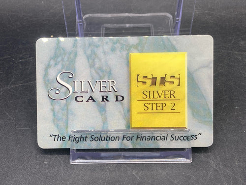 Vintage STS Silver Card Step Two Phone Card