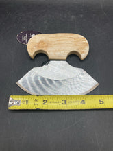 Alaskan Handicraft Moose Antler Ulu Knife