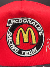 Jimmie Johnson, Jimmy Spencer & Mike Hill Signed McDonald's Racing Team Hat - view 5