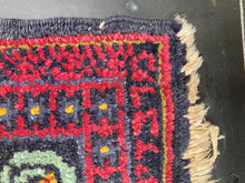 Antique Judaic Pictorial Israeli Wailing Wall Hand Woven Marbediah Rug