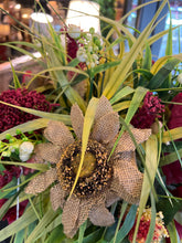 Floral Arrangement in Glass Dish