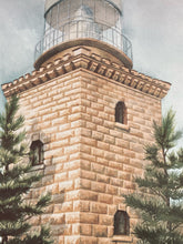 Suzy Leeja Carrington Signed "Navesink Twin Lights Lighthouse" Artist Proof