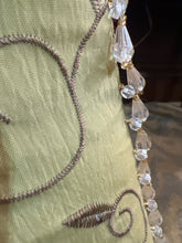 Small Green Pillow With Tassels