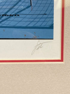 Stan Stokes Signed Limited Edition "Fallen Eagle" Lithograph W/ CoA