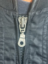 Vintage Harley Davidson Bomber Jacket Mens M Black Orange Motorcyle Biker