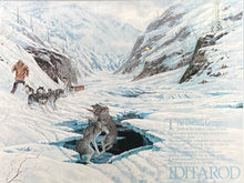 Jon Van Zyle Signed Iditarod Alaska Dog Sled Race Print, Framed - view 2