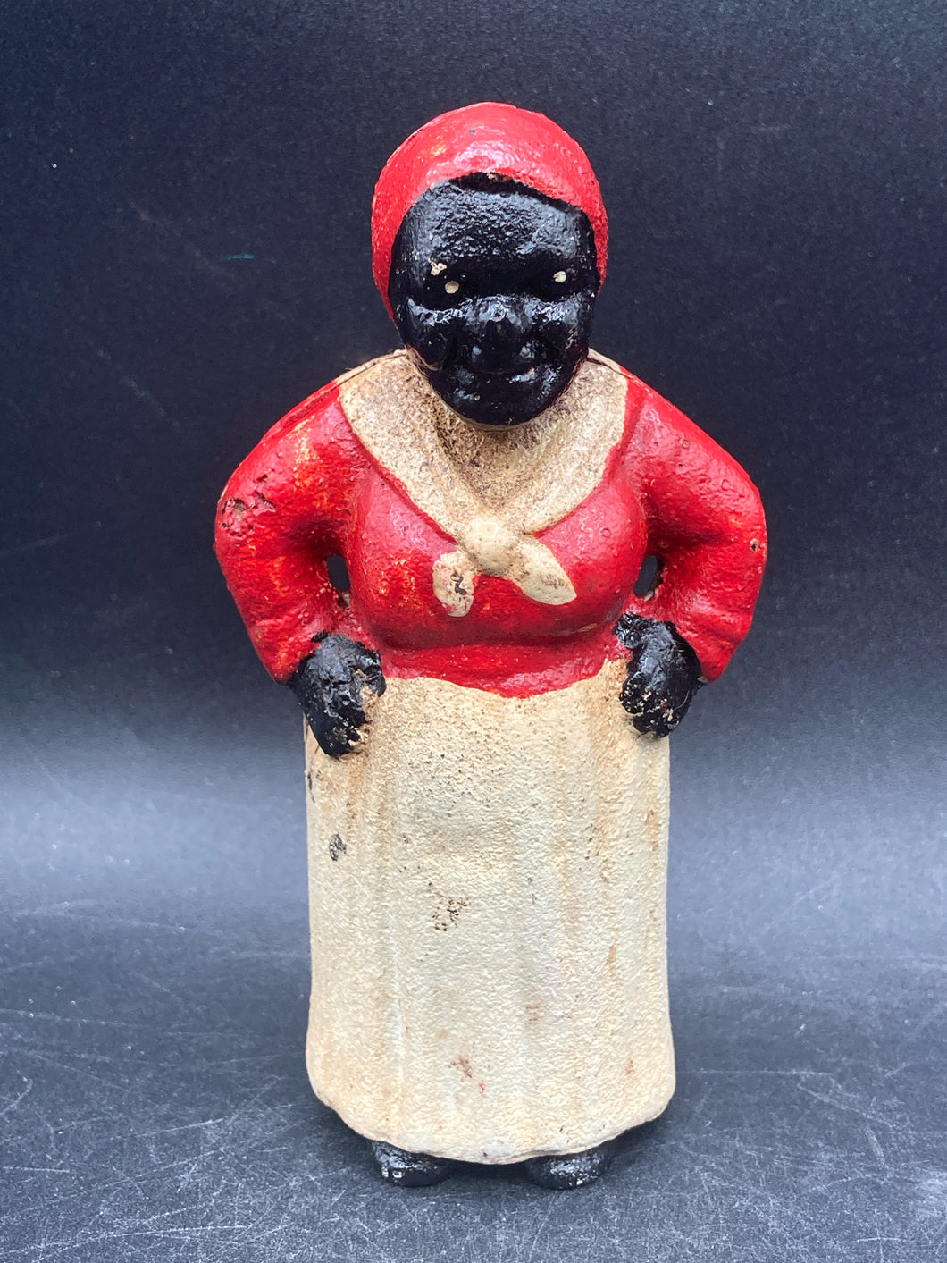 Black Americana Cast Iron Coin Bank