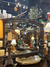 Dark Wood Dresser With Mirror