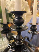 Black Candelabra with candles