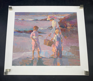 Don Hatfield Signed "Lending A Hand" Limited Edition Printer's Proof