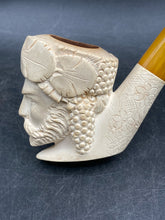 Vintage Hand Carved Meerschaum Sultan Pipe