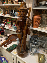 Hand Carved Traveler (Damage to Hat)