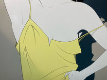 Patrick Nagel Classic Visions "Yellow Dress" Lithograph Poster, Framed