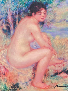 Collection Domaie Renoir "Nude Drying Foot" Giclee Print W/CoA 1/375, Framed