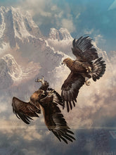 Ted Blaylock Signed "Dueling Raptors" Limited Edition Lithograph 592/950