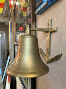 Solid Brass Wall Mount Ships Bell