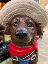 Concrete Dog With Hat