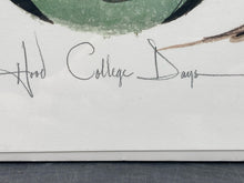 P. Buckley Moss Signed Limited Edition "Hood College Days" Lithograph Unframed