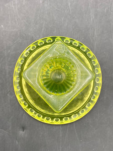 Boyd's Vaseline Footed Candy Dish