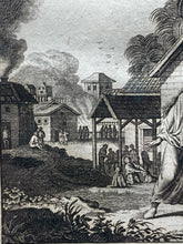 Antique 1778 "Dress And Habitationss Of The Floridians" Engraving Print