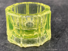 Vintage Vaseline Glass Salt Cellar