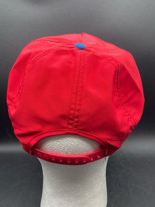 1980s STP Oil Patch Snapback Hat W/ White Brim Rope USA Made