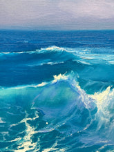 Original 16x24" Elena Lukina "Crystal Wave" Painting - view 2