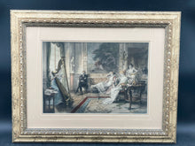 Antique Daniel Hernandez Morillo "MilostnÃ¡ Melodie" Hand Colored Heliogravure