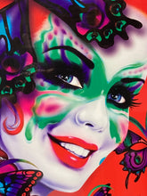 Andrea Mistretta "Metamorph Eyes" Mardi Gras 2004 Poster, Framed