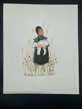 P.Buckley Moss Signed Limited Edition "Nancy's Lamb" Lithograph Unframed