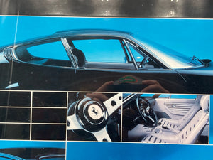 Vintage Ferrari 365 GTB/4 Daytona 22x28" Poster, Framed