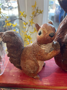 Concrete Squirrel With Nut