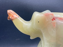 Hand Carved 6" Jade Elephant Figurine - view 2
